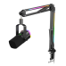 FIFINE AmpliGame AM8PROT Dynamic Microphone Kit with RGB Boom Arm Stand